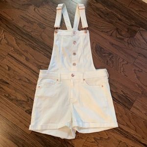 Guess Denim Overalls w/ shorts. Perfect for summer